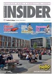 Trafford College Insider Spring 2013