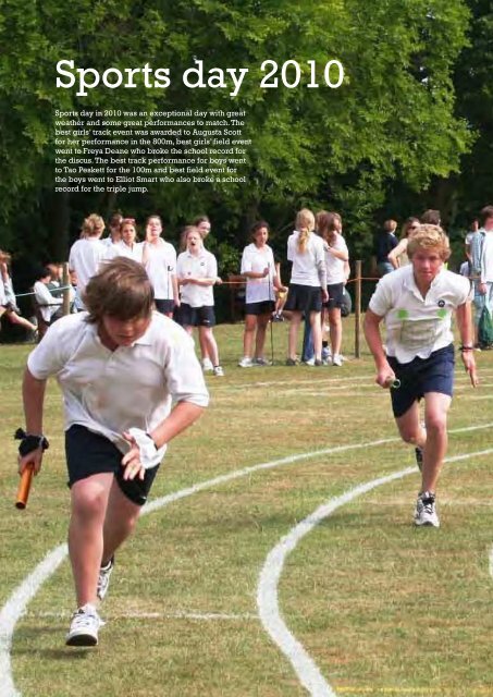 Sport at Bedales 2010/11 - Bedales Schools