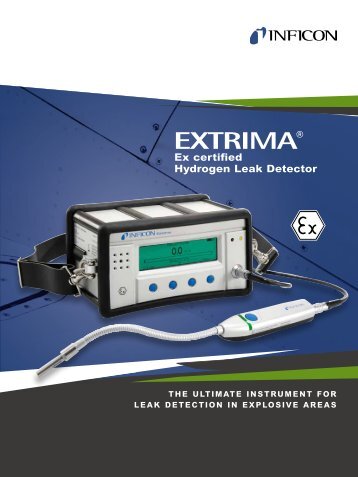 Brochure Extrima, Ex-certified Hydrogen Leak Detector - INFICON