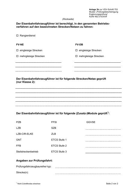 Eisenbahnfahrzeug-FÃ¼hrerschein-Richtlinie - Railmeester