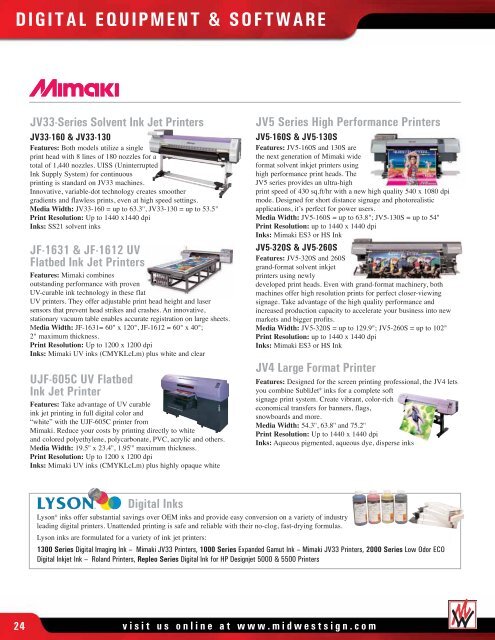 opgraven verdrievoudigen demonstratie digital equipment &amp; software - Midwest Sign &amp; Screen Printing Supply