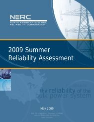 NERC 2009 Summer Reliability Assessment - FRCC Home