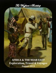 Africa & Near East Catalogue - The Wayfarer's Bookshop