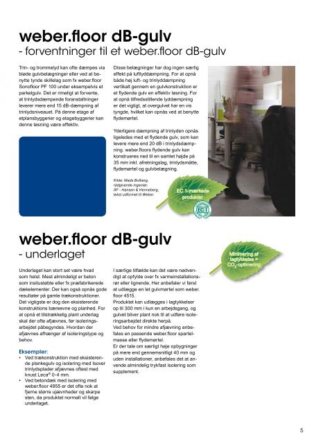 weber.floor dB-gulv