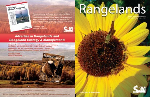 Rangeland Magazine: Special Issue on Pollinators - The Xerces ...
