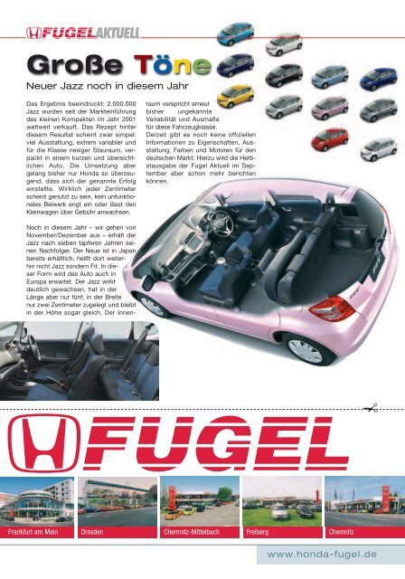 13,00 EURO - Honda Fugel