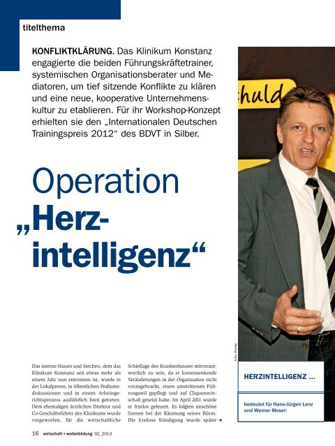 Operation âHerzintelligenzâ - Haufe.de