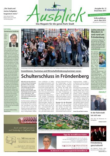 Schulterschluss in Fröndenberg