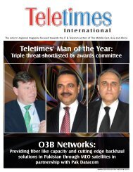 O3B Networks: - Teletimes