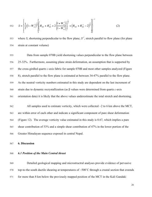 Kinematics of the Greater Himalayan sequence, Dhaulagiri Himal ...