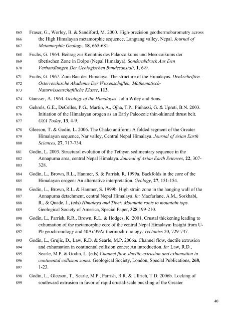 Kinematics of the Greater Himalayan sequence, Dhaulagiri Himal ...