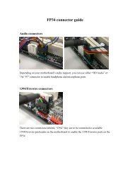 FP34 connector guide - SilverStone