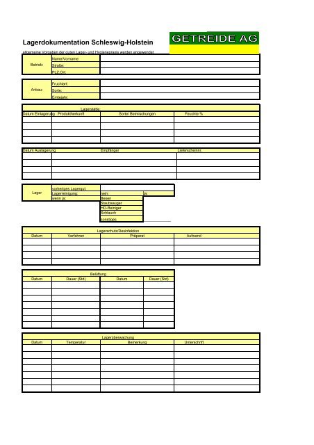 Frachtendokumentation (PDF | 63 KB) - Getreide AG