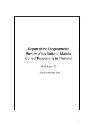 Report of the Programmatic Review of the National Malaria Control ...