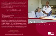 Nursing RN to BSN Program - Halifax Community College