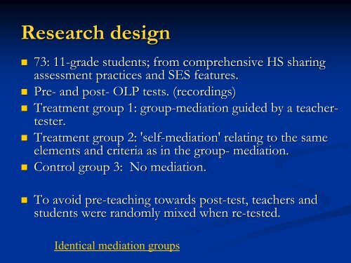 The Effect of Dynamic Assessment on Students - ALTE