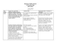 Algebra II Curriculum Map - Muskogee Public Schools