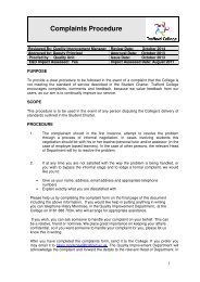 Complaints Procedure (PDF) - Trafford College