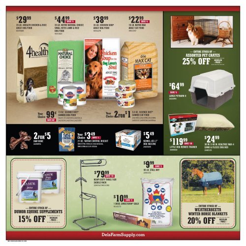 15% off regular - Del's - Feed And Farm Supply