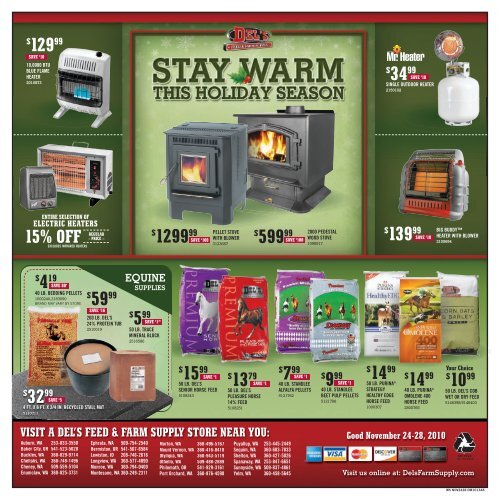 15% off regular - Del's - Feed And Farm Supply