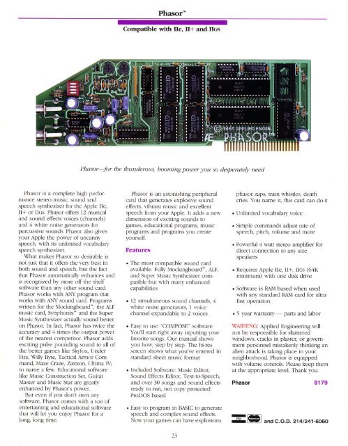 Applied Engineering 1988 Catalog - Apple IIGS France