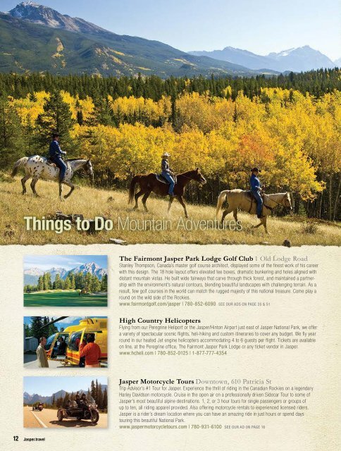 Visitor Guide 2013 - Jasper