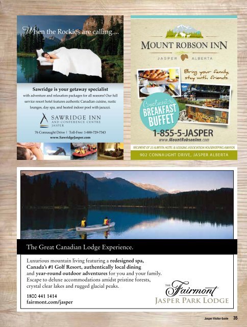 Visitor Guide 2013 - Jasper