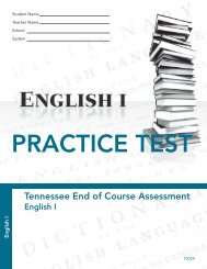 Tennessee End of Course Assessment - McGavockEnglish1