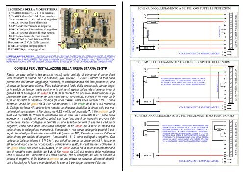 SS-3PS Schema Sirena 121205 - Sbeco.it