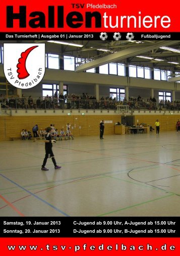Turnierheft - TSV Pfedelbach