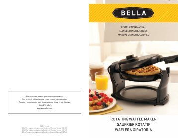 rotating waffle maker gaufrier rotatif waflera giratoria - Meijer