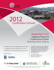 Certification Schools - Oglebay Resort