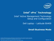 What is Setup and Configuration? - Intel MSP