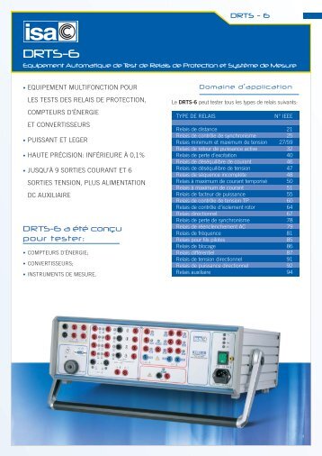 DRTS-6 FR - RE-EL & Services