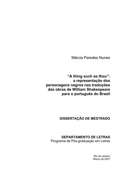 DissertaÃ§Ã£o de mestrado - PUC Rio