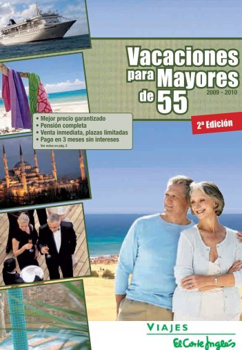 Vacaciones Mayores - Viajes El Corte InglÃ©s