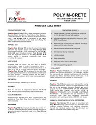 Poly M-Crete TFS - Polymax