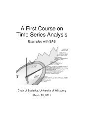 A First Course on Time Series Analysis