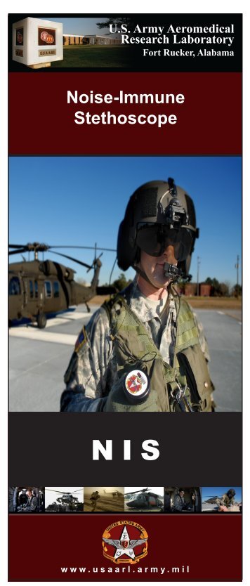 Noise-Immune Stethoscope - USAARL - U.S. Army