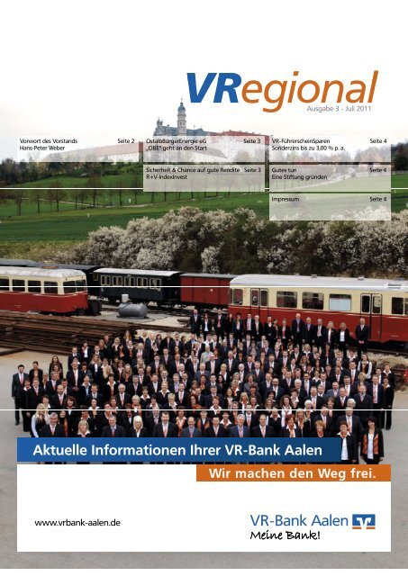 Ausgabe 3 - VR-Bank Aalen eG