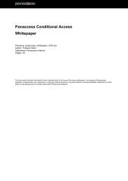 Panaccess Conditional Access Whitepaper - Normann Engineering