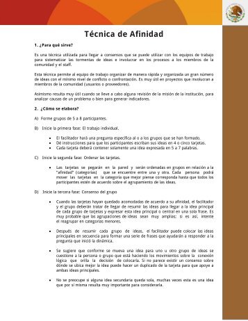 Técnica de Afinidad