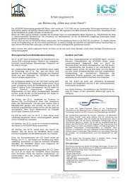 Erfahrungsbericht - ICS Integra Computing Services GmbH