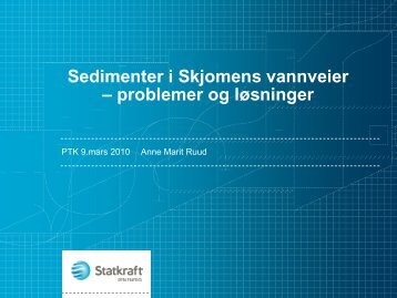 Skjomen kraftverk - Energi Norge