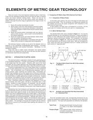 elements of metric gear technology - Quality Transmission ...