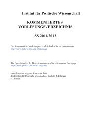 Wintersemester 2011/12 (PDF, 400 kB) - Institut fÃ¼r Politische ...