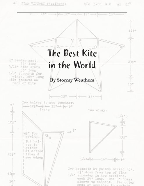 Kite Dragon 40" Diamond Shape Single Line Kite Winder String