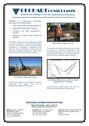 Geotechnical Brochure - Geohart Consultants