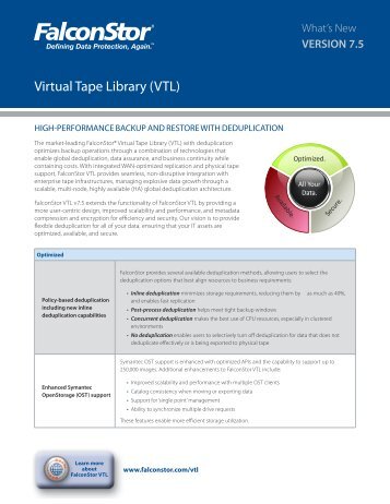 VTL 7.5 - FalconStor