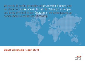 Citizenship Report - Citibank